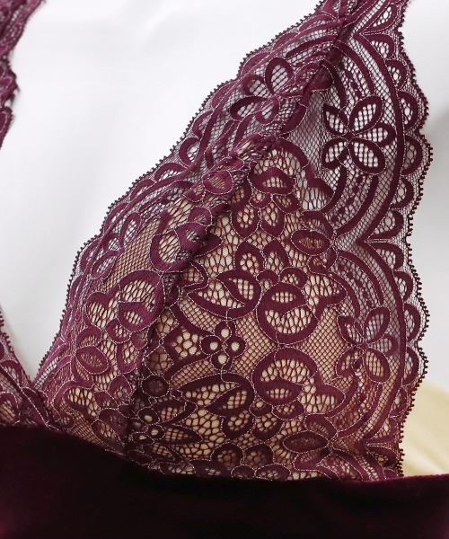 Mystic ベロア×レースブラレット（ブラジャー）｜ANNEBRA（アンブラ） pattayablatt.com