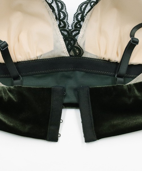 Mystic ベロア×レースブラレット（ブラジャー）｜ANNEBRA（アンブラ） pattayablatt.com