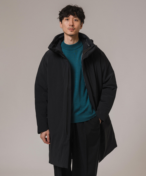 ほぼ新品⭐️デサントオルテライン水沢ダウンLインビジブル　ダウンコート　ネイビー セール】DESCENTE ALLTERRAIN 水沢ダウン INVISIBLE DOWN COAT INV-07L