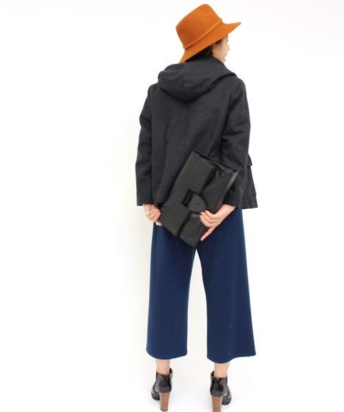 mystic（ミスティック）の「【mystic】フード付ショートジャケット（その他アウター・レディース・ネイビー/カーキ/キャメル/チャコールグレー・ﾌﾘ-）」の17枚目の写真