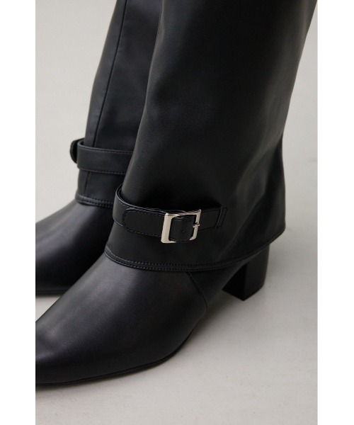 AZUL by moussy(アズールバイマウジー)の「ポインテッドトゥカバーロングブーツ(ブーツ・レディース・ブラック・LARGE/MEDIUM/SMALL)」の14枚目の写真