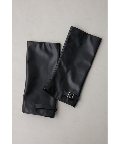 AZUL by moussy(アズールバイマウジー)の「ポインテッドトゥカバーロングブーツ(ブーツ・レディース・ブラック・LARGE/MEDIUM/SMALL)」の5枚目の写真