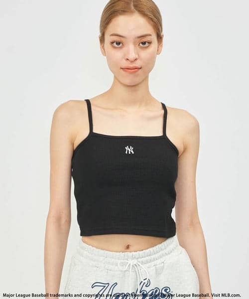 BACK TO THE FIELD(バック トゥー ザ フィールド)の「【MLB】カップ付きワンポイントロゴサーマルキャミソール(キャミソール・レディース・イエロー/ブラック/ライトグレー/ホワイト/ピンク/ピンク系その他・FREE)」の14枚目の写真