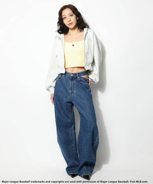 BACK TO THE FIELD(バック トゥー ザ フィールド)の「【MLB】カップ付きワンポイントロゴサーマルキャミソール(キャミソール・レディース・イエロー/ブラック/ライトグレー/ホワイト/ピンク/ピンク系その他・FREE)」の22枚目の写真