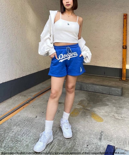 BACK TO THE FIELD（バック トゥー ザ フィールド）の「【MLB】カップ付きワンポイントロゴサーマルキャミソール（キャミソール・レディース・イエロー/ブラック/ライトグレー/ホワイト/ピンク/ピンク系その他/ブルー/ホワイト系・FREE）」の20枚目の写真