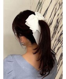 RESEXXY | シアービックリボンバレッタ(バレッタ/ヘアクリップ)