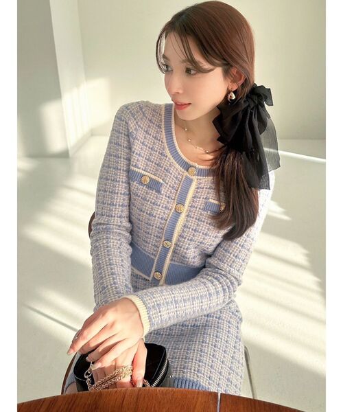 RESEXXY（リゼクシー）の「シアービックリボンバレッタ（バレッタ/ヘアクリップ・レディース・ホワイト/ブラック・FREE）」の13枚目の写真