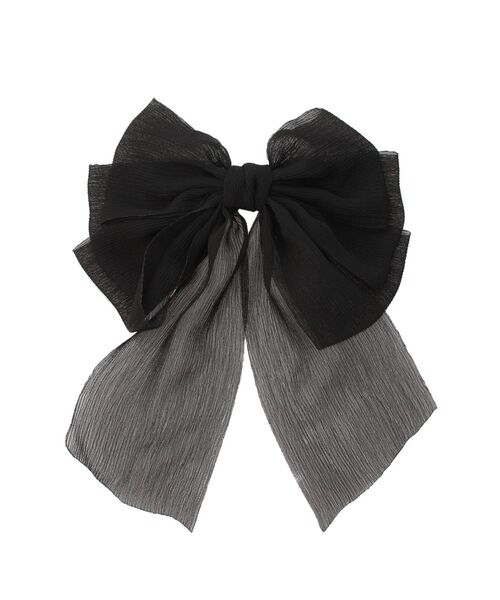 RESEXXY（リゼクシー）の「シアービックリボンバレッタ（バレッタ/ヘアクリップ・レディース・ホワイト/ブラック・FREE）」の9枚目の写真