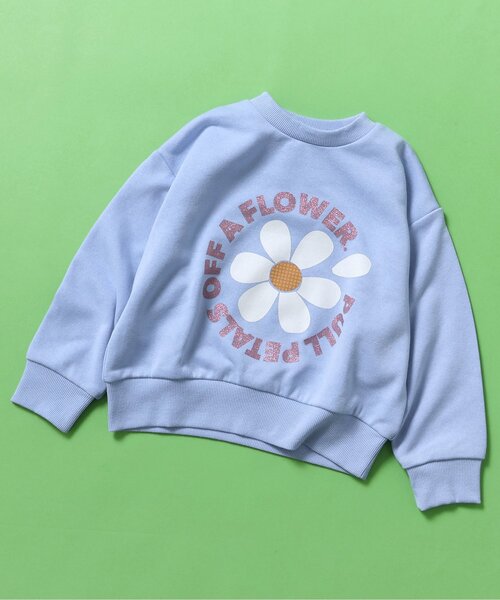 BREEZE（ブリーズ）の「【セットアップ可】バリエーショントレーナー（スウェット・キッズ・グリーン/ラベンダー/キナリ/チャコール/イエロー/オレンジ/ネイビー/ブルー・110/100/90/80/150/140/130/120）」の6枚目の写真