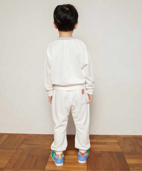 BREEZE（ブリーズ）の「【セットアップ可】バリエーショントレーナー（スウェット・キッズ・グリーン/ラベンダー/キナリ/チャコール/イエロー/オレンジ/ネイビー/ブルー・110/100/90/80/150/140/130/120）」の10枚目の写真