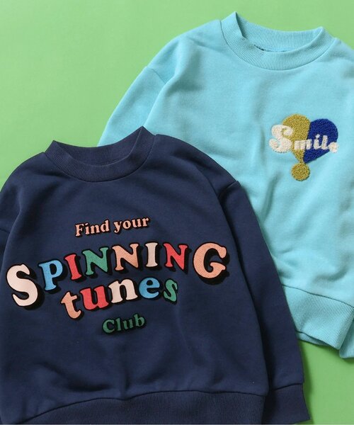 BREEZE（ブリーズ）の「【セットアップ可】バリエーショントレーナー（スウェット・キッズ・グリーン/ラベンダー/キナリ/チャコール/イエロー/オレンジ/ネイビー/ブルー・110/100/90/80/150/140/130/120）」の17枚目の写真