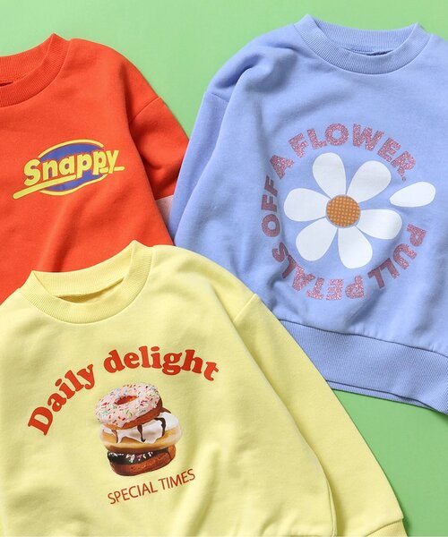 BREEZE（ブリーズ）の「【セットアップ可】バリエーショントレーナー（スウェット・キッズ・グリーン/ラベンダー/キナリ/チャコール/イエロー/オレンジ/ネイビー/ブルー・110/100/90/80/150/140/130/120）」の18枚目の写真