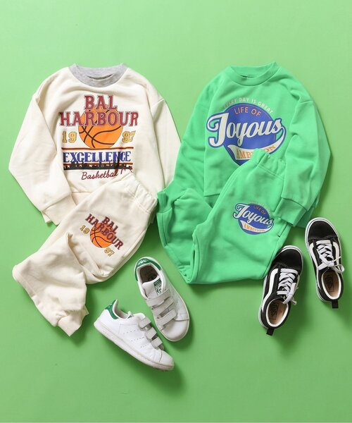 BREEZE（ブリーズ）の「【セットアップ可】バリエーショントレーナー（スウェット・キッズ・グリーン/ラベンダー/キナリ/チャコール/イエロー/オレンジ/ネイビー/ブルー・110/100/90/80/150/140/130/120）」の20枚目の写真