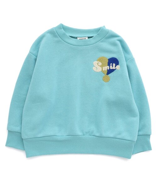 BREEZE（ブリーズ）の「【セットアップ可】バリエーショントレーナー（スウェット・キッズ・グリーン/ラベンダー/キナリ/チャコール/イエロー/オレンジ/ネイビー/ブルー・110/100/90/80/150/140/130/120）」の22枚目の写真