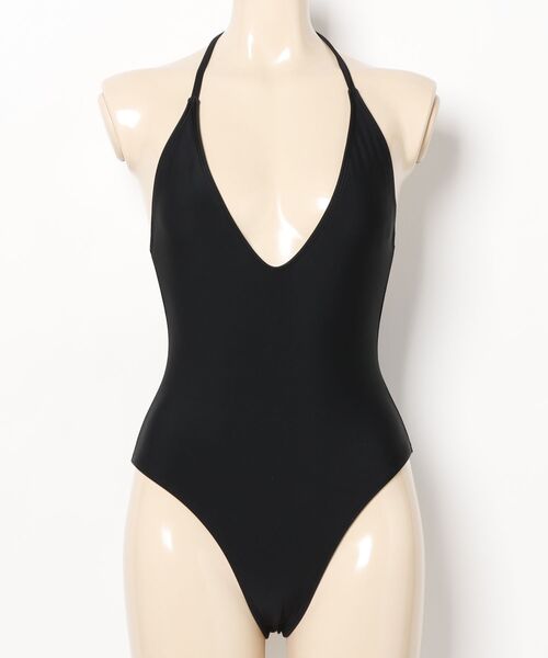 FOREVER 21（フォーエバー トゥエンティーワン）の「【スイムウェア】ホルターネック（水着・レディース・ブラック・SMALL/MEDIUM）」の5枚目の写真