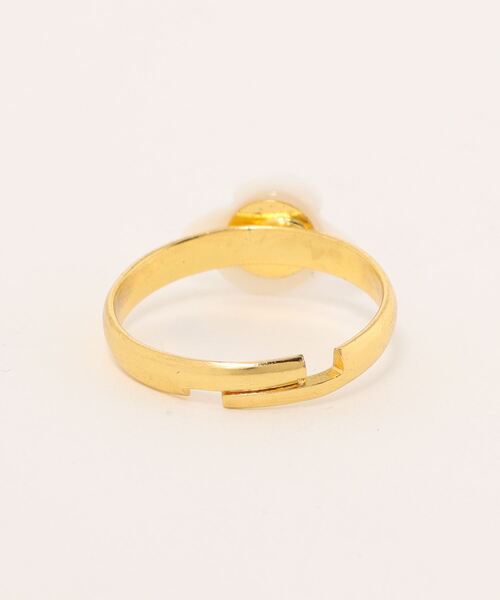 tone（トーン）の「【charme by pimo 】ホイップわんこリング(MA)（リング・レディース・ホワイト/シルバー/ゴールド・FREE）」の4枚目の写真