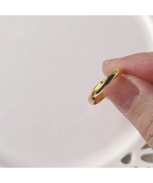 tone（トーン）の「【charme by pimo 】ホイップわんこリング(MA)（リング・レディース・ホワイト/シルバー/ゴールド・FREE）」の9枚目の写真