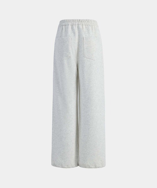aimoha(アイモハ)の「リラックスワイドスウェットパンツ(スウェットパンツ・レディース・ライトグレー/ブラック・SMALL/MEDIUM/LARGE)」の6枚目の写真