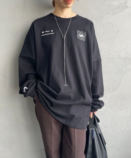 セール】[RVCA/ルーカ] REDIATE バックプリントロンT（Tシャツ