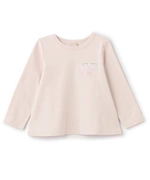 petit main（プティマイン）の「【プティプラ】GIRLS長袖Tシャツ（Tシャツ/カットソー・キッズ・ライトグレー/キナリ/イエロー/ラベンダー/ピンク/レッド/ネイビー/オフホワイト/マルチ/アイボリー・130cm/110cm/80ｃｍ/90cm/100cm/120cm）」の13枚目の写真