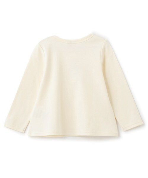 petit main（プティマイン）の「【プティプラ】GIRLS長袖Tシャツ（Tシャツ/カットソー・キッズ・ライトグレー/キナリ/イエロー/ラベンダー/ピンク/レッド/ネイビー/オフホワイト/マルチ/アイボリー・130cm/110cm/80ｃｍ/90cm/100cm/120cm）」の18枚目の写真