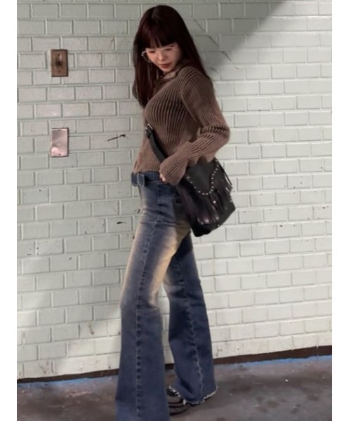 LAGUA GEM(ラグアジェム)の「VINTAGE LIKE FRINGE バッグ(ショルダーバッグ・レディース・ブラック/ブラウン・FREE)」の15枚目の写真