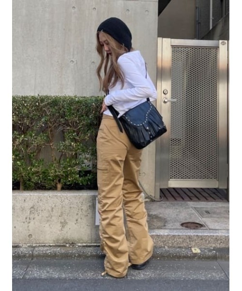 LAGUA GEM(ラグアジェム)の「VINTAGE LIKE FRINGE バッグ(ショルダーバッグ・レディース・ブラック/ブラウン・FREE)」の16枚目の写真