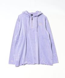 『FLAN(FLANLABS)』Velour Half Zip Parker