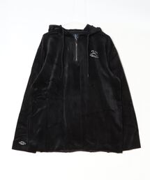 『FLAN(FLANLABS)』Velour Half Zip Parker