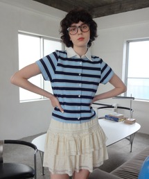 idem | border polo shirt／ボーダーポロシャツ(ポロシャツ)