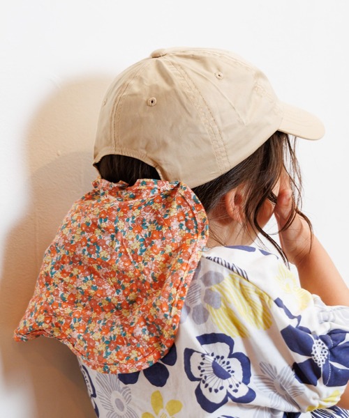 MAKE YOUR DAY（メイクユアデイ）の「日よけにもなるリボンつきキャップ（キャップ・キッズ・ピンク/ベージュ/ラベンダー・S/M/L）」の6枚目の写真