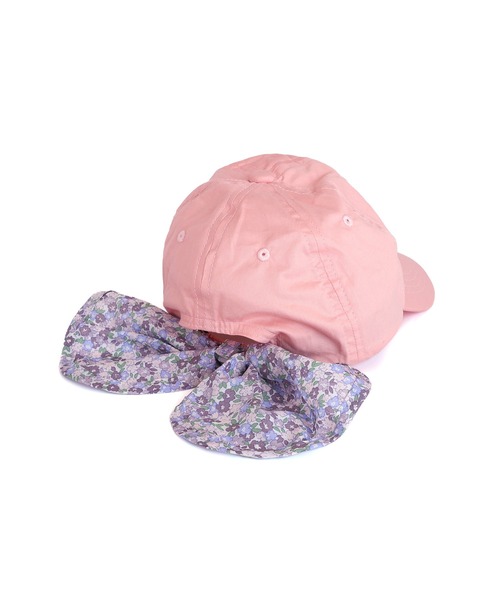 MAKE YOUR DAY（メイクユアデイ）の「日よけにもなるリボンつきキャップ（キャップ・キッズ・ピンク/ベージュ/ラベンダー・S/M/L）」の11枚目の写真