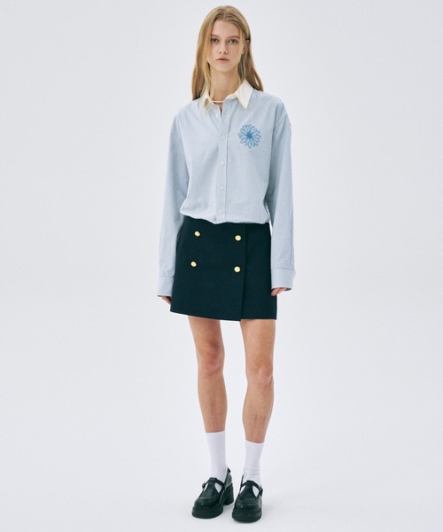 OXFORD SHIRT STRIPE（シャツ/ブラウス）｜Mardi Mercredi