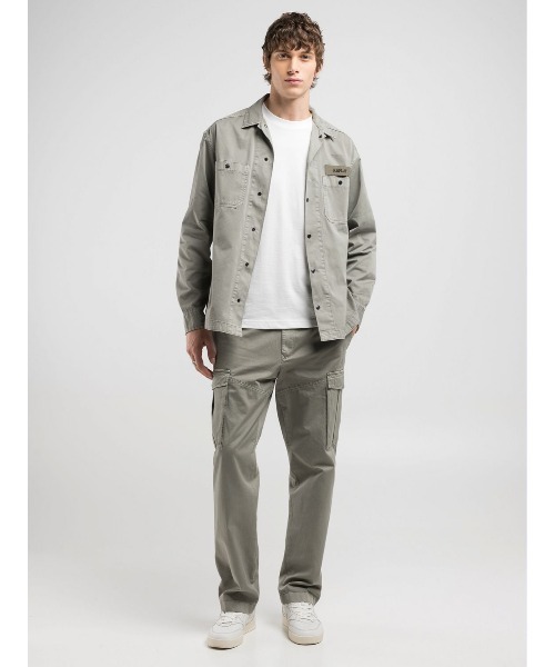 REPLAY（リプレイ）の「リラックスフィット コットンツイルシャツ（シャツ/ブラウス・メンズ・チャコール・X-LARGE/LARGE/MEDIUM/SMALL）」の6枚目の写真