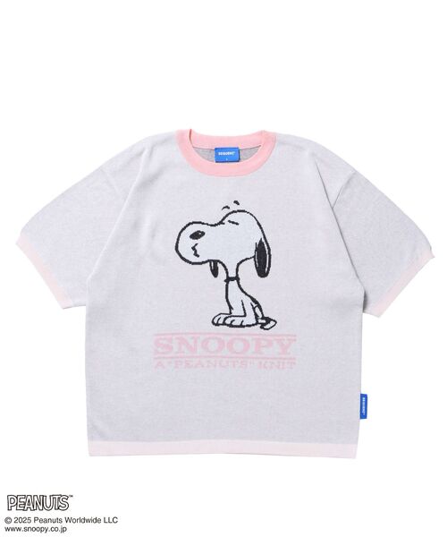 レディース 希少 45R✨45rpm PEANUTS スヌーピーコラボ 半袖 リンガー