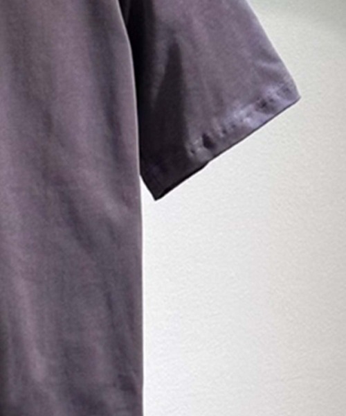 aimoha（アイモハ）の「aimoha MEN スタンドカラーヘンリーT (SS)（Tシャツ/カットソー・メンズ・ホワイト/ダークグレー/ベージュ・LARGE/X-LARGE/XX-LARGE/XXX-LARGE）」の11枚目の写真