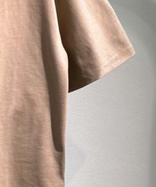 aimoha（アイモハ）の「aimoha MEN スタンドカラーヘンリーT (SS)（Tシャツ/カットソー・メンズ・ホワイト/ダークグレー/ベージュ・LARGE/X-LARGE/XX-LARGE/XXX-LARGE）」の14枚目の写真