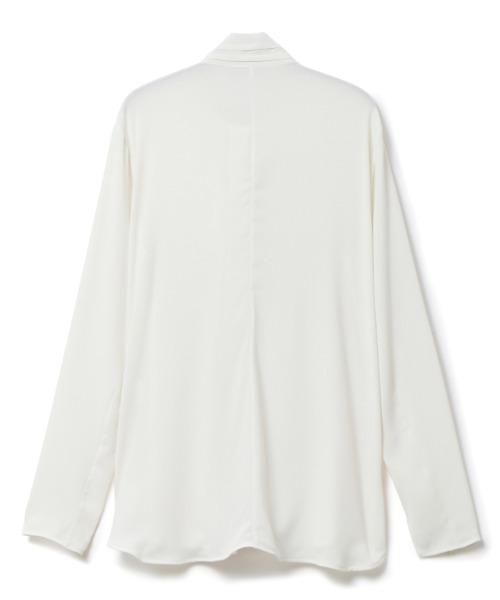 CINOH（チノ）の「CINOH(チノ) BLACK FORMAL BOWTIE BLOUSE（シャツ/ブラウス・レディース・アイボリー・38/36）」の2枚目の写真