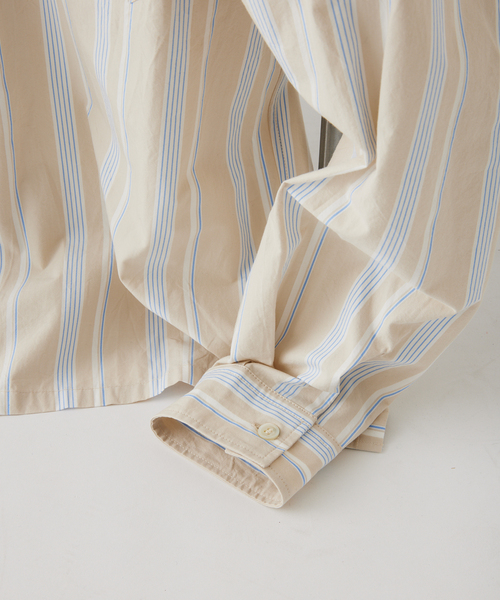 JOURNAL STANDARD relume（ジャーナルスタンダード　レリューム）の「JAMES FABRIC / ジェームスファブリック レギュラーカラーシャツ（シャツ/ブラウス・メンズ・ブルー/グレー系その他/ベージュ系その他/ネイビー/ブルー系その他・MEDIUM/LARGE）」の8枚目の写真