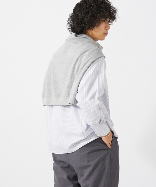 JOURNAL STANDARD relume（ジャーナルスタンダード　レリューム）の「JAMES FABRIC / ジェームスファブリック レギュラーカラーシャツ（シャツ/ブラウス・メンズ・ブルー/グレー系その他/ベージュ系その他/ネイビー/ブルー系その他・MEDIUM/LARGE）」の19枚目の写真