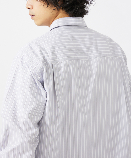 JOURNAL STANDARD relume（ジャーナルスタンダード　レリューム）の「JAMES FABRIC / ジェームスファブリック レギュラーカラーシャツ（シャツ/ブラウス・メンズ・ブルー/グレー系その他/ベージュ系その他/ネイビー/ブルー系その他・MEDIUM/LARGE）」の22枚目の写真