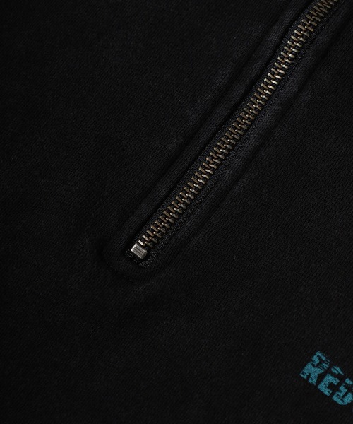 Red Cap Girl(レッドキャプガール)の「RED CAP GIRL 裏毛スノーウォッシュHALFZIP(スウェット・メンズ・ブラック/グレー・M/L)」の10枚目の写真