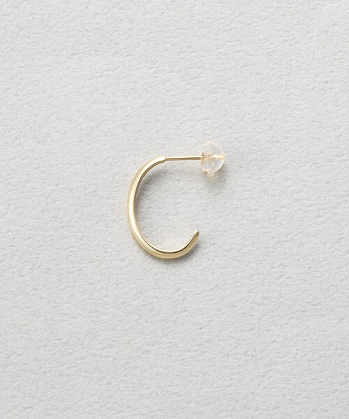 Jouete シルバーオーバル型ピアス Jouete｜ダブルピアス オーバル コンビカラー | Rakuten Fashion