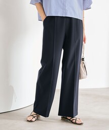 極美品♡グリーンレーベルリラクシング　ノーカラー　ワイドパンツ　ウエストリボン green label relaxing（グリーンレーベルリラクシング）の