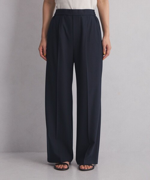 green label relaxing（グリーンレーベルリラクシング）の「【WEB限定】＜at ease＞オルマイ ワイド パンツ -マシンウォッシャブル・ストレッチ・帯電防止-（その他パンツ・レディース・ベージュ/ネイビー/ブラック/グレー・SHORT/34/36/38/40/42/TALL）」の22枚目の写真