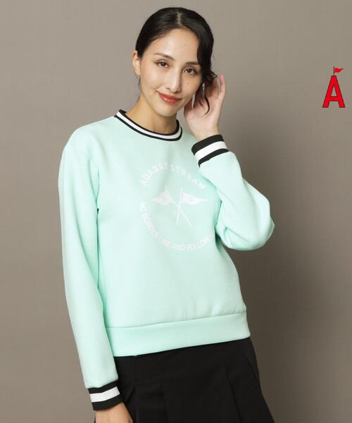 美品3万円程◇adabat スウェット プルオーバータイプ レディース XL相当 セール】UVカット/接触冷感 クロスフラッグ クールタッチプル