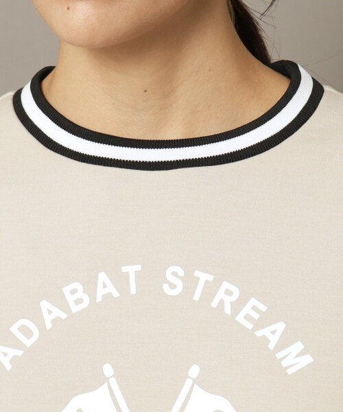 美品3万円程◇adabat スウェット プルオーバータイプ レディース XL相当 セール】UVカット/接触冷感 クロスフラッグ クールタッチプル