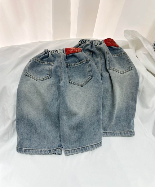aimoha(アイモハ)の「【aimoha-KIDS-】ダメージ加工キッズデニムパンツ(デニムパンツ・キッズ・ブルー・110/120/130/90/100)」の4枚目の写真
