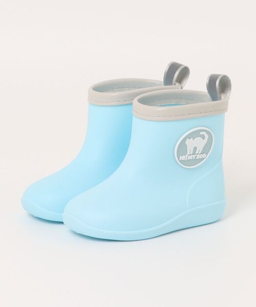 ASBee（アスビー）の「HI! MY ZOO ハイマイズー ベビー レインブーツ【完全防水】長靴 レインシューズ（レインシューズ・キッズ・カーキ/サックスブルー/ピンク/ベージュ/オレンジ・13.0cm/14.0cm/15.0cm）」の3枚目の写真