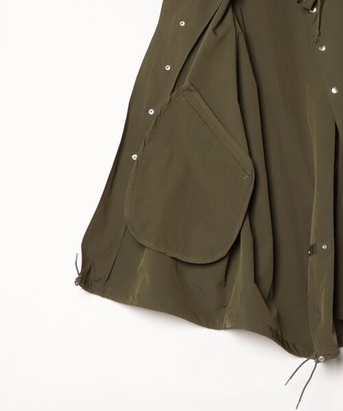 THE SHINZONE（ザ　シンゾーン）の「THE SHINZONE LIGHT MODS COAT 25SMSCO03（モッズコート・レディース・カーキ/ブラック・34/36）」の5枚目の写真